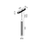 Підвісний світильник IN_LINE TUB S P 300, D30mm, H300mm, CREE LED 7W, 4000K, 610Lm, 50°, CRI>90, 48V, 2-х групний, Вкл./Викл., IP20, чорний, зображення 2