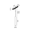 Підвісний світильник IN_LINE TUB S P 300, D30mm, H300mm, CREE LED 7W, 3000K, 610Lm, 50°, CRI>90, 48V, 2-х групний, Вкл./Викл., IP20, білий/чорний, изображение 2