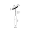 Підвісний світильник IN_LINE TUB S P 600, D30mm, H600mm, CREE LED 7W, 4000K, 610Lm, 50°, CRI>90, 48V, 2-х групний, Вкл./Викл., IP20, чорний, зображення 2