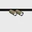 Прожектор IN_LINE TUB S A 60 X2, D30mm, H60mm, L211mm, CREE LED 2x4.5W, 2700K, 2x430Lm, 36°, CRI>90, 48V, 2-х групний, Вкл./Викл., IP20, бронзовий/чорний
