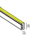 Неонова cтрічка FLEXY 48, L1000mm, W10mm, H20mm, LED 5.8W/m, 140lm/m, 3000К, DC 48V блок живлення не в комплекті, IP67, білий, зображення 2