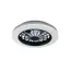 Люстра з вентилятором, стельовий світильник із пультом Goldlux 341303 Ghana LED 1x24W 3000K/4000K/6500K 3200Lm IP20 біла