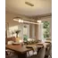 Підвісний світильник, люстра Goldlux 338303 Perla Oval LED 1x42W 4000K 5600Lm IP20 золотий, изображение 2