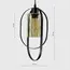 Люстра Linef 12513/1 12513/5 BK+AM (кругла), изображение 4