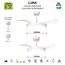 Люстра Mantra LUNA 9665, зображення 9