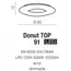 Люстра AZzardo DONUT TOP 91 AZ2064 (MX-8030-910-WH), зображення 4