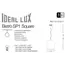 Підвісний світильник Ideal Lux 163789 Bistro Square Amber, зображення 2