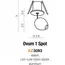 Точковий світильник AZzardo OVUM AZ3093, зображення 3
