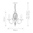 Люстра Elstead Aegean AG3 POL BRASS, изображение 4