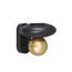 Бра, настінний світильник Goldlux 344588 Marble E27 1x6W IP20 чорний, изображение 4