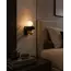 Бра, настінний світильник Goldlux 344588 Marble E27 1x6W IP20 чорний, изображение 2