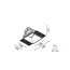Вбудований світильник LTX INVISIBLE Square Assym 3000К 13W (01.2311.13.830.BK), зображення 2