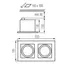 Світильник точковий Kanlux MATEO ES DLP-250-W (32933), зображення 2