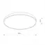 Светильник Nowodvorski 8205 Agnes round LED 1x32W 3000K 2100Lm IP44 Bl, изображение 2