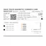 Магнитный трековый светильник AZzardo SAGA TRACK MAGNETIC CORNER A 24W MILKY120 3000K BK AZ4613, изображение 3