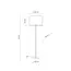 Торшер TK-Lighting UMBERTO WHITE GOLD 1 16033, изображение 5
