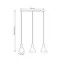 Подвесной светильник EMIBIG Lighting ROSA 1388/3, изображение 5