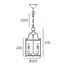 Люстра CosmoLight NEW YORK P03200BR, зображення 2