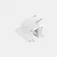 З'єднувач вбудований L-подібний LTX IN_LINE CORNER R HR 06.R90HR.WH